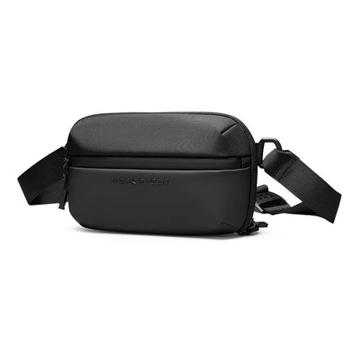 Mochila Bandolera Mark Ryden Cruzada Premium Impermeable Gym Negro | Meses sin interés