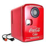 Mini Nevera Portátil Con Altavoz Bluetooth De Coca-cola, Cal