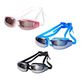 Gafas Natación Lujo Filtro Uv Antiniebla Piscina Lente Espej