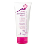 Creme Depilatório Facial Neorly Hipoalergênico Rosas 40g