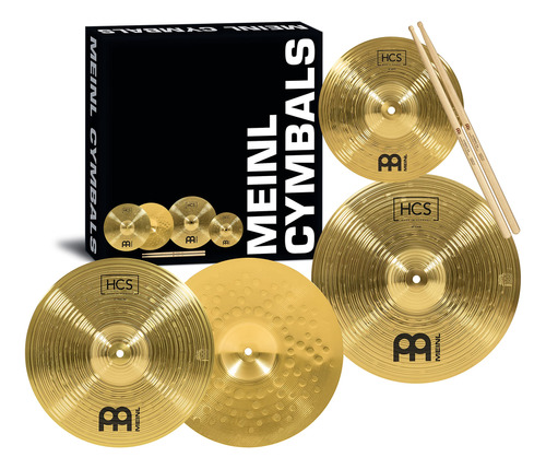 Platillos De Meinl Hcs131410s Hcs Caja De Platillos Con Set