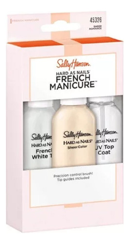 Esmalte Kit French Manicure Sally Hansen (kit 3 Y Stickers)