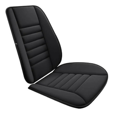 Comodo Cojin Para Espalda Auto Conductor Viajes Largos Negro Malla Transpirable