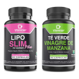 Lipo Slim + Té Verde - Vinagre De Manzana. Pack Oferta!