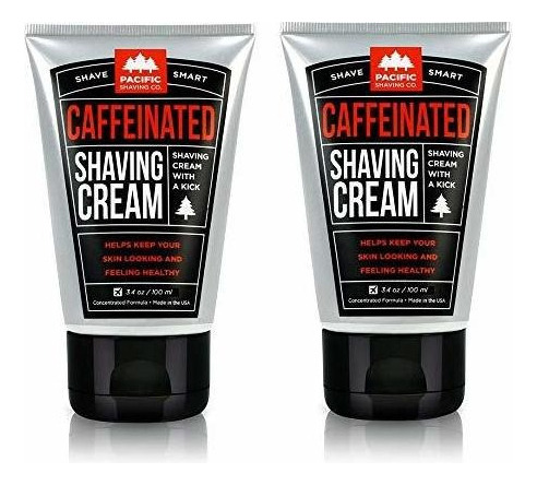 Afeitadoras Crema De Afeitar Con Cafeína De Pacific Shaving