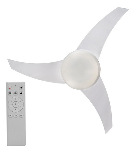 Ventilador De Teto Ventisol Vórtice Branco Com 3 Pás Bivolt