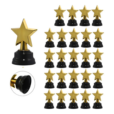 20 Trofeos Dorado Estrella Estatuilla Premio Escolar Deporte Color Amarillo | Meses sin interés