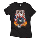 Camiseta Baby Look Feminina Lynyrd Skynyrd American Eagle