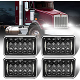 Faros Delanteros Led Brillantes De 60 W 4 X 6 Pulgadas Con D