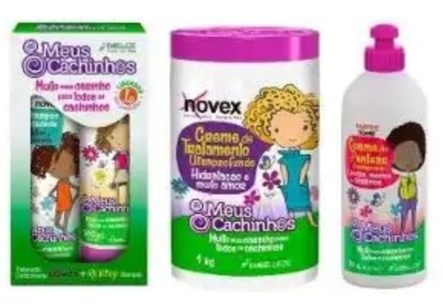 Novex Meus Cachinhos Y Crema De Peinar - g a $587