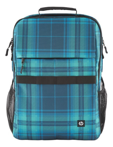 Mochila Hp Campus Xl Tartan Plaid Backpack