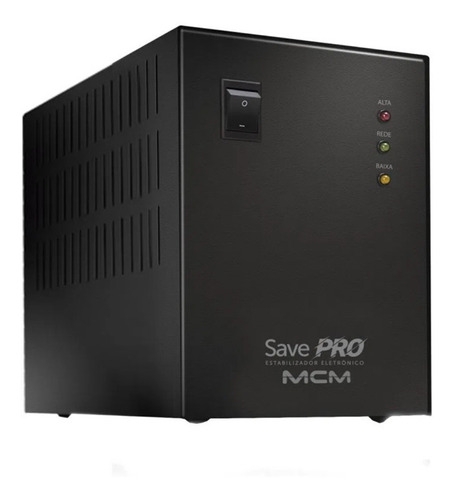 Estabilizador 2000va Mcm Save Pro Bivolt/115v - Preto Mcm