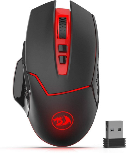 Mouse Gamer Redragon M690-1 Inalambrico Black