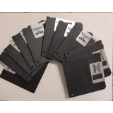   Lote 10 Diskettes Pc 3 1/2  Verbatim 2hd Datalife Mf