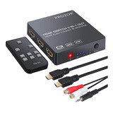 Proster 3x1 Hdmi Switch Con Audio Extractor Hdmi Switcher