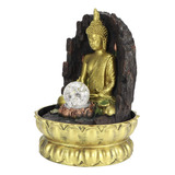 Fuente De Sobremesa Estatua Budista Interior Zen Meditación
