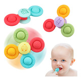 Juguetes Suction Cup Spinner - Baby Montessori Sensory Educa
