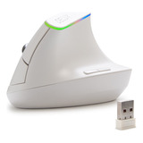 Delux Mouse Vertical Ergonómico Inalámbrico 2.4g Con 1600dpi