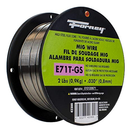 Forney 42300 Flux Core Mig Wire Mild Steel E71tgs030diameter