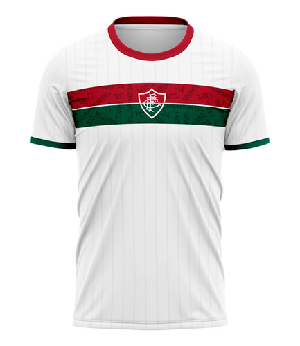 Camisa Masculina Fluminense Original Stencil Fluzão Tricolor