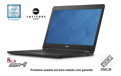 Notebook Dell I5 8gb / Ssd 240gb Com Garantia