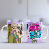 Kit Diseños Plantillas Tazas Abuelas Abuelos Sublimación