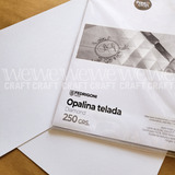 Papel Print Craft Opalina Telada Premium 250 Grs A4 10 Hojas