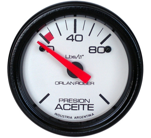 Presion Aceite Orlan Rober Classic 52mm Electrico 80psi 12v