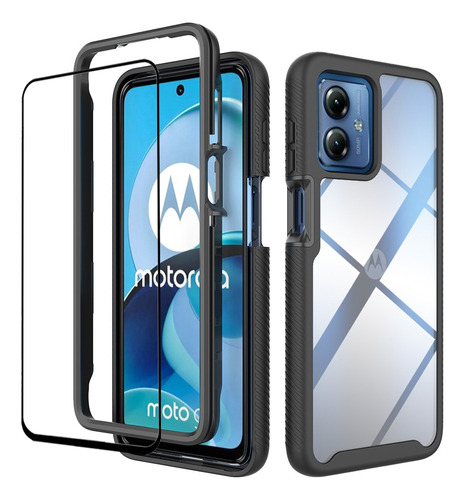 Funda Carcasa Case Para Motorola +screen Templado Mica