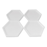 Base De Yeso Para Maceta Hexagonal 20pzas