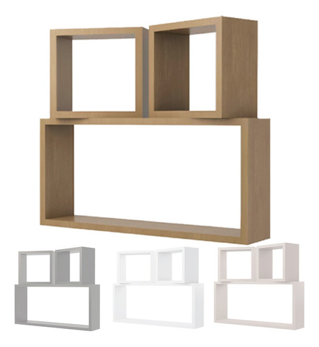 Nicho Mdf De Parede Banheiro Quarto Sala Decorativo 50x25cm