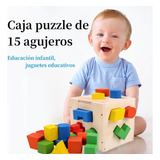 Juguetes De Madera Cubo Encaje Didáctico Niño/bebés Encaje