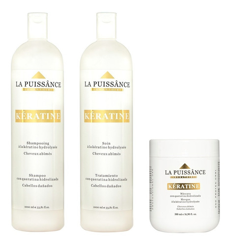 Kit Keratine Completo La Puissance Shampoo Balsam