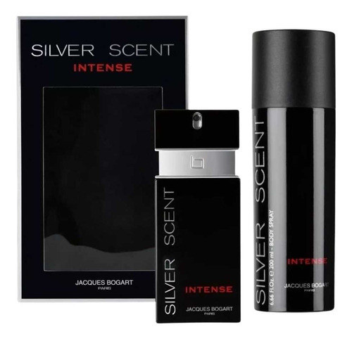 Kit Perfume Silver Scent Intense Edt 100ml + Deo 200ml