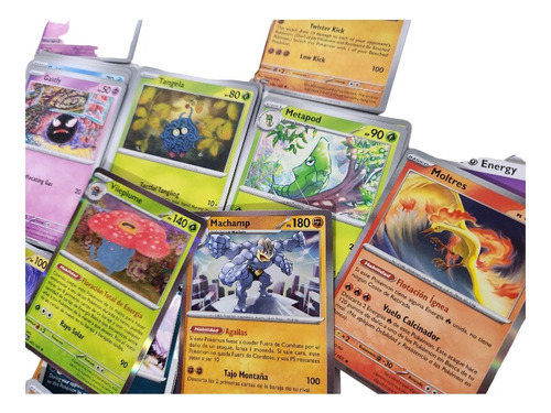 Lote 50 Cartas Pokemon Edición 151 Originales+holo+reverse 