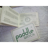 Paddle Watch Manual De Instrucciones Análogo Cronografo 1995
