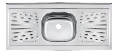 Pia De Apoio Tramontina New Raggi 40 Em Aço Inox 120x52 Cm