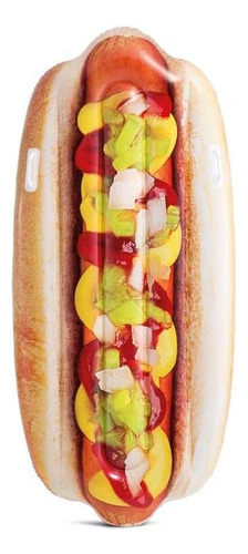 Colchón Inflable Para Piscina Hotdog Intex