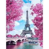 Pintura Torre Eiffel Bricolaje Completo Diamante 5d 40 X 50