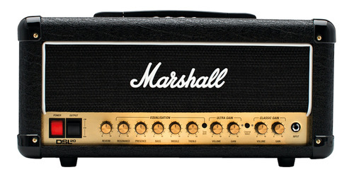 Amplificador Marshall Dsl Dsl20hr Valvular Para Guitarra De 20w Color Negro 230v