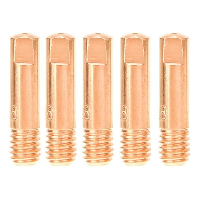 Bico Contato 0.8mm M6 Tocha Solda Mig - Mig Sem Gás C/ 5 Pç