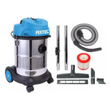 Aspiradora Industrial Polvo Agua 30l Fixtec + 5 Accesorios