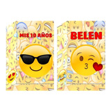 10 Bolsitas Golosineras C/ Cordon Emoji - Emoticones