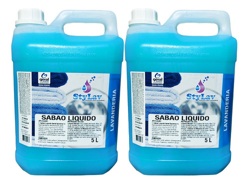 Kit 2 Sabão Liquido Para Lavar Roupas, Aroma Duradouro