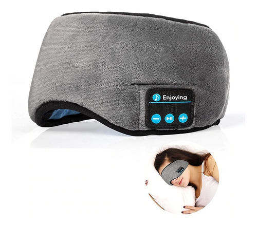 Antifaz Ajustable Para Dormir Cubre Ojos Musica Bluetooth