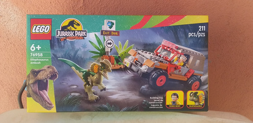 Lego 76958 Jurassic Park Dilophosaurus Ambush