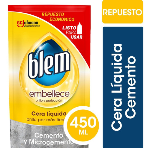 Blem Embellece Cera Liquida Cemento Y Microcemento 450ml
