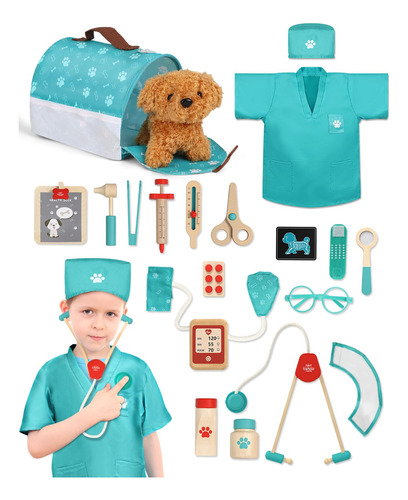 Lehoo Castle Kit De Medico Para Ninos, Juegos De Veterinario