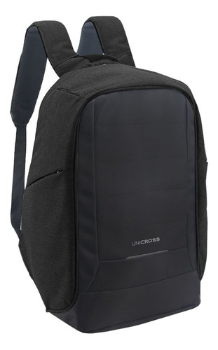 Mochila Antirrobo Portanotebook Usb Unicross Ejecutiva Negro