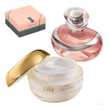 Lily Absolu Eau De Parfum 75ml + Lily Creme Acetinado 250g + Caixa Presente